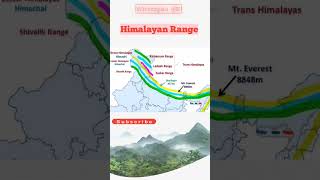 himalayan mountain range #staticgkforallcompetitiveexam #competitiveexams #gkquestion #gkforallcompe