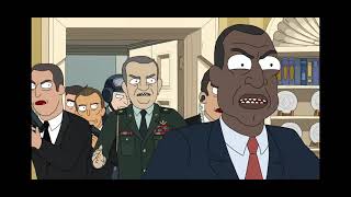 Rick and Morty- Rick commits murder(s) in the oval office