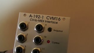 DOEPFER A-192-1 CVM16 CV-MIDI INTERFACE  MFB SEQ-02  LIVE 9