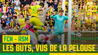 FC Nantes - AS Monaco : les buts nantais, vus de la pelouse