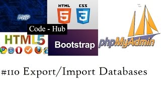 phpmyadmin #110 Export or Import databases/Tables/Rows in phpmyadmin