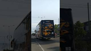 JEBE 5‼️😎 Momen Ngoyod Bus Popeye Menuju Gerbang Tol Soroja #shorts #busmania #basuri #telolet