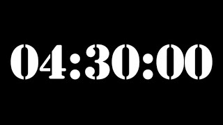 4 Hour 30 Minutes Timer | 270 Minute Timer | 270 Minute Countdown