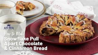 Snowflake Pull Apart Chocolate \u0026 Cinnamon Bread