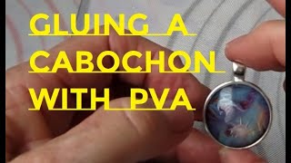 (56) Acrylic Pouring NZ 🎨 GLUING Painted Glass Cabochons Into Bezel Trays - Tutorial #1