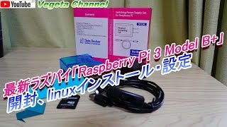 最新ラズパイ「Raspberry Pi 3 Model B+」 開封、Raspbianインストール・設定