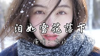 云汐 - 泪如雪花落下『那一句再见 划清我们的界线 你是我心底 的无解。』『动态歌词MV』