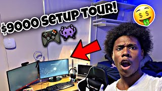 MY $9000 GAMING SETUP IN COLLEGE!! 👾 *PC Reveal*