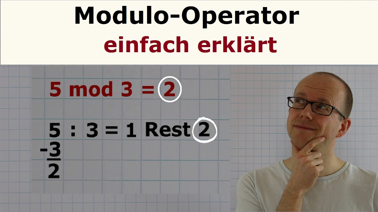 Modulo-Operator - Einfach Erklärt - YouTube