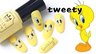 [미대의 네일컬렉션]82화.트위티 네일아트/Tweety Nail Art /nailcollection by midae