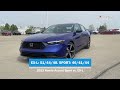 2023 honda accord sport vs. ex l trim comparison