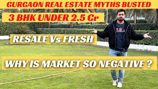 3 BHK Under 2.5 Cr | Gurgaon Real Estate Market Latest Video | ATS 105 Vs SS Cendana | Fresh Resale