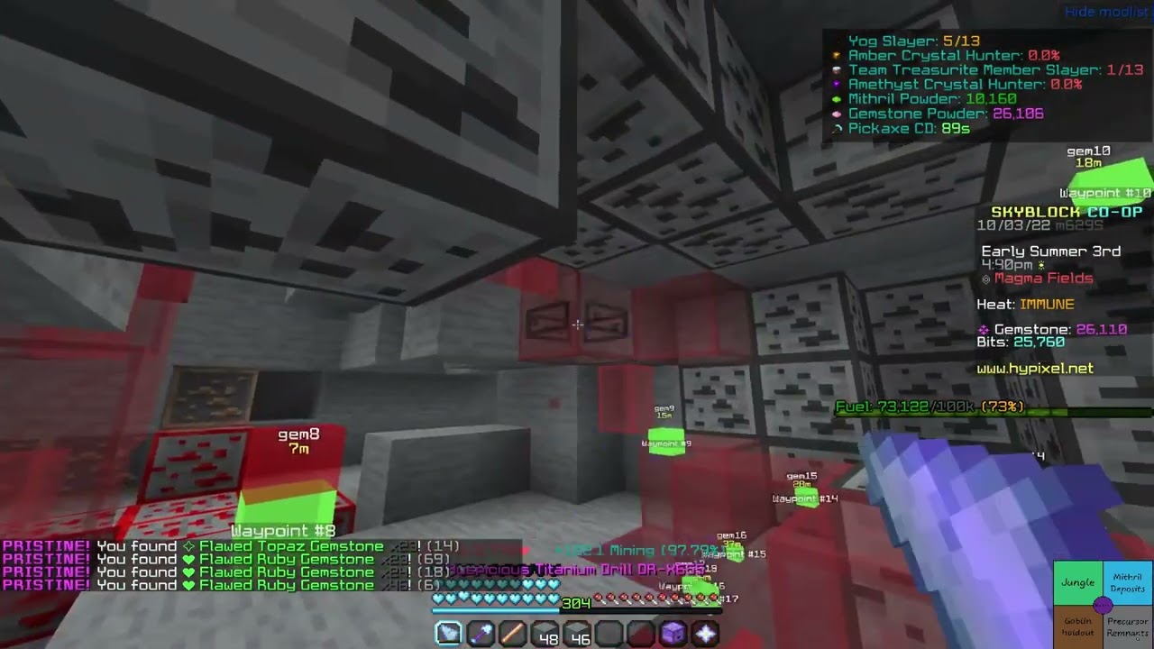 The Best Gemstone Macro Hypixel Skyblock Youtube