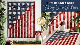 How to Make Binding with Two Colors | a Shabby Fabrics Tutorial