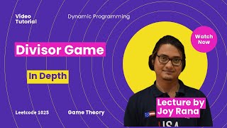 Divisor Game | Dynamic Programming | Game Theory | Leetcode 1025