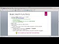 Java for Scientific Computing: java.lang.Math class