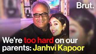 We’re too hard on our parents: Janhvi Kapoor