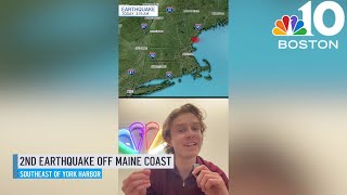 Second earthquake off of Maine coast