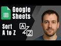 How to Sort A to Z in Google Sheets (2025 Tutorial)