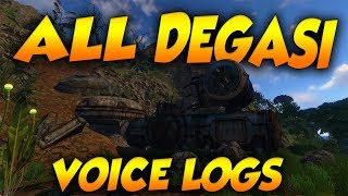 ALL DEGASI VOICE LOGS (NEW WITH VOICE ACTING) | Subnautica