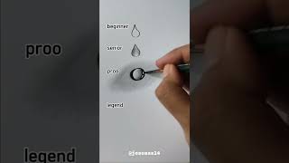 how to draw water drops