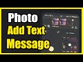 How to Attach a Photo to a Text Message on your Android Phone (Settings Tutorial)