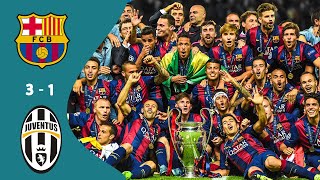 نهائي مجنون🔥🔥 برشلونة ويوفنتوس 3-1 نهائي دوري أبطال إروبا 2015 جنون عصام الشوالي