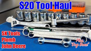 $20 Dollar Tool Haul: SK, Plomb, John Deere, Diamalloy and Dog Bone