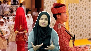 Istiadat Berbedak Majlis Prince Mateen