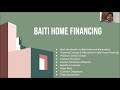 Islamic Bank Products:  BIMB Baiti Home Financing-i