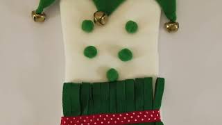 Personalised Christmas Stocking - Funky Elf | WowWee.ie