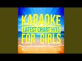 Never Again (In the Style of Kelly Clarkson) (Karaoke Version)