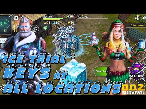 ICE TRIAL KEYS AT ALL LOCATIONS I CHRISTMAS NEW YEAR EVENT UPDATE I DAWN OF ZOMBIES SURVIVAL