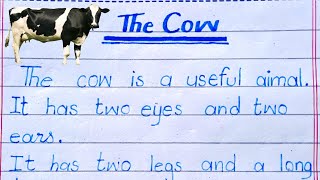 10 Lines Essay on The Cow 🐄 || 10 Lines on The Cow || English Essay Writing on The Cow #thecowessay