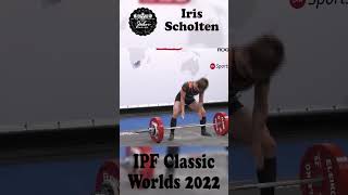Iris Scholten 2022 IPF World Women's Classic Short