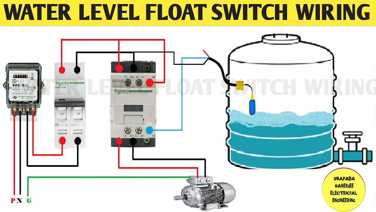 Float Switch Wiring Installation For Water Tank Float Switch Wiring
