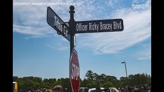 Officer Ricky Bracey Boulevard unveiled at Ridgeland High School