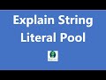 Core Java/J2EE interview questions: - String Literal Pool
