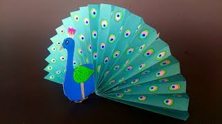 How to make a paper peacock. Amazing and easy crafts