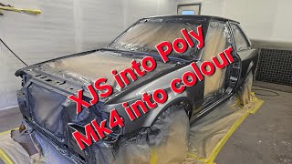 XJS goes into sprayable filler and the mk4 rs turbo rep is in colour at JM Details