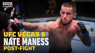 Nate Maness Reflects On 3 Low Blows From Johnny Munoz Jr At UFC Vegas 5 - MMA Fighting