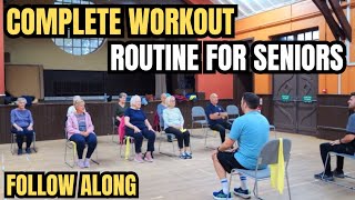 Full Body Workout for Over 60s - 60-Minute Follow Along for Strength & Flexibility For Seniors