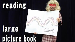 kimie gangiの　「まるのへんしん」英語版朗読　Of large picture book reading