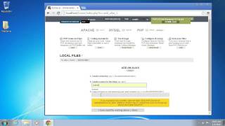 CIS 305 Web Development Setup: EasyPHP Setup