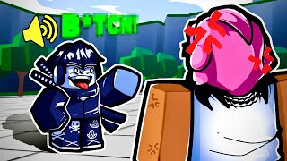 I made TOXIC 12 YEAR OLD YouTuber DELETE ROBLOX | The Strongest Battlegrounds