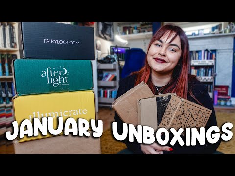 Unboxing the January book! Illuminicrate, Fairyloot, Goldsboro, Afterlight, special editions More! 2023