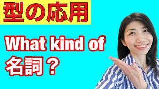 【型の応用⑯】What kind of 名詞~?　10例文×10回＝100回音読♪