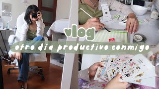vlog: otro día productivo conmigo | organización, haul papelería, bullet journal | sofiapricot