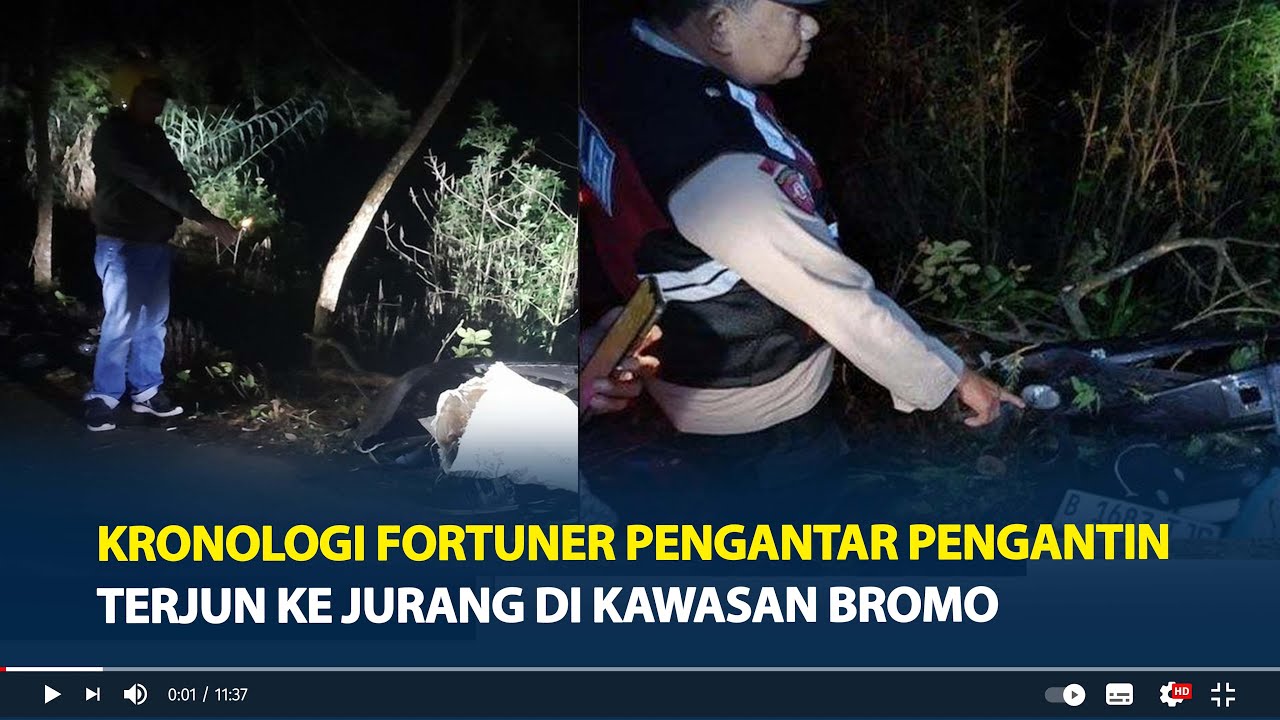 Kronologi Fortuner Pengantar Pengantin Terjun Ke Jurang Di Kawasan ...