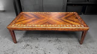 Amazing Restoration of a Composed European Coffee Table | Arie Furniture Restoration